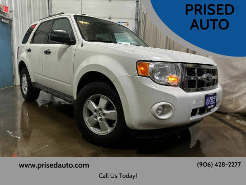 2010 Ford Escape for sale at PRISED AUTO in Gladstone MI