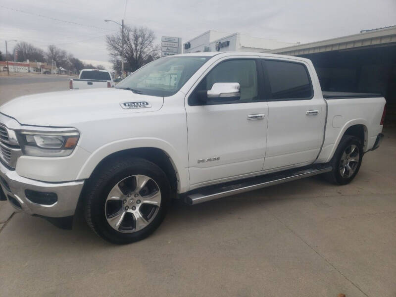 Used 2019 RAM Ram 1500 Pickup Laramie with VIN 1C6SRFJT8KN580931 for sale in Cambridge, NE