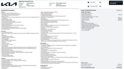 2023 Kia Forte GT-Line