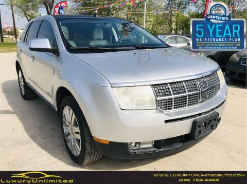 2010 Lincoln MKX for sale at LUXURY UNLIMITED AUTO SALES in San Antonio TX