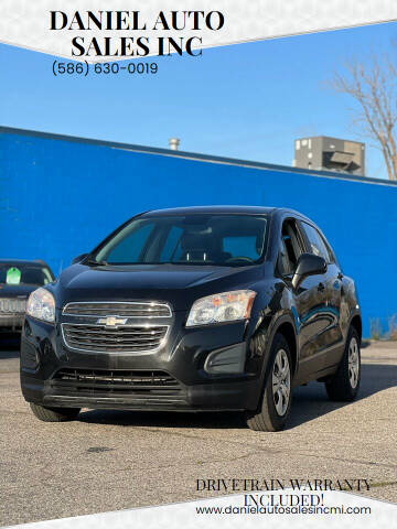 2015 Chevrolet Trax for sale at Daniel Auto Sales Inc in Clinton Township MI