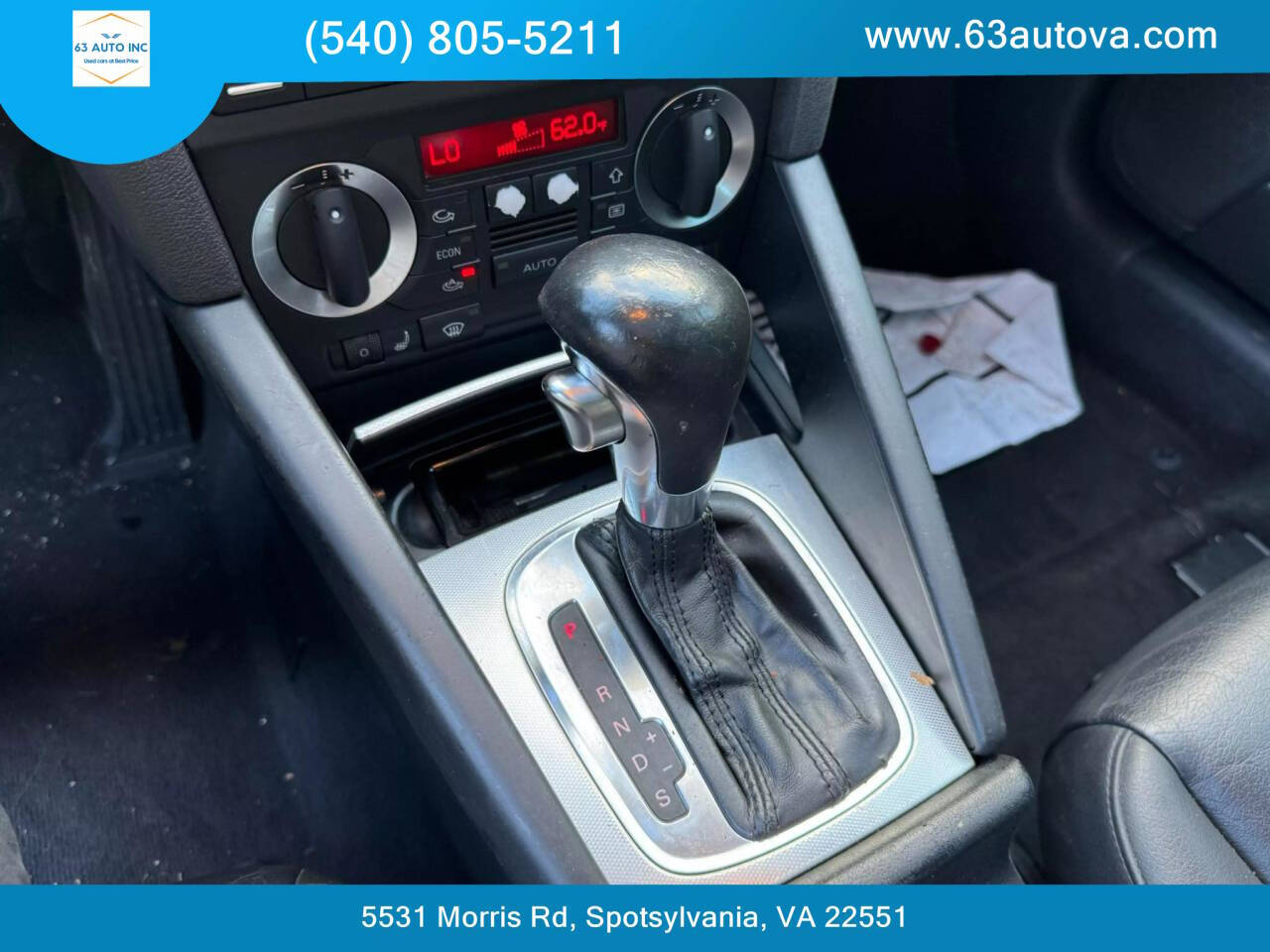 2008 Audi A3 for sale at 63 Auto Inc in Spotsylvania, VA