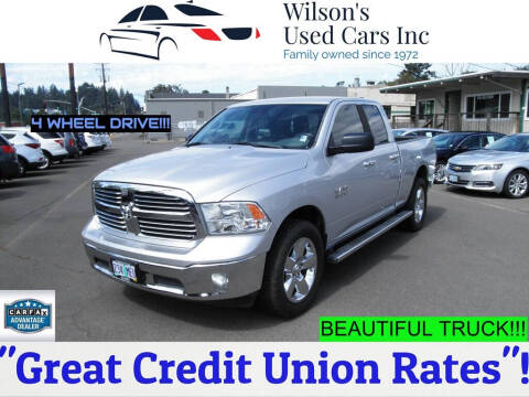 2016 RAM 1500 for sale at Wilson's Used Cars Inc in Eugene OR