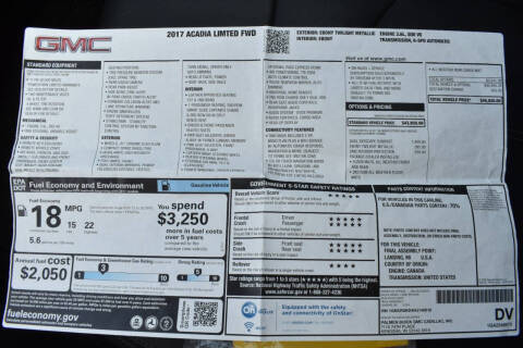 2017 GMC Acadia Limited