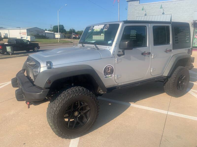 2012 Jeep Wrangler Unlimited for sale at VanHoozer Auto Sales in Lawton OK