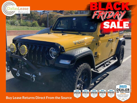 2021 Jeep Wrangler Unlimited for sale at Dallas Auto Finance in Dallas TX