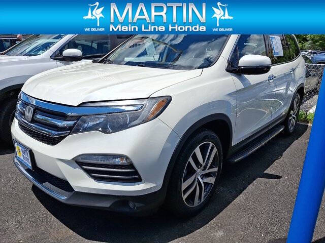 White 2016 Honda Pilot Elite AWD Elite 4dr SUV 1