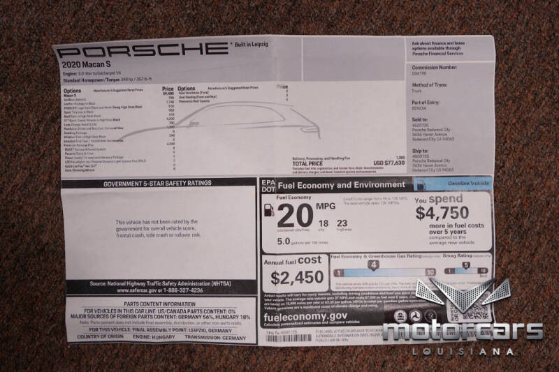 2020 Porsche Macan S