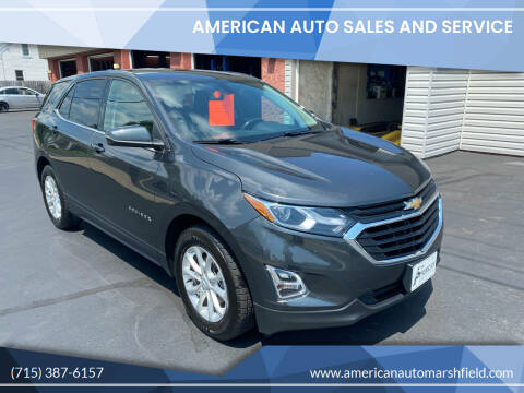 2018 Chevrolet Equinox for sale at AMERICAN AUTO SALES AND SERVICE in Marshfield WI