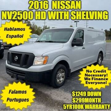 2016 Nissan NV for sale at D&D Auto Sales, LLC in Rowley MA