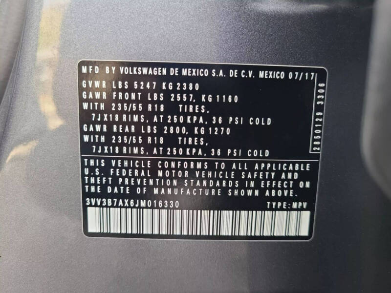 2018 Volkswagen Tiguan