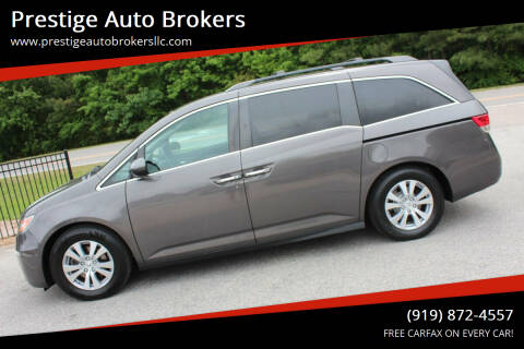2015 Honda Odyssey for sale at Prestige Auto Brokers in Raleigh NC