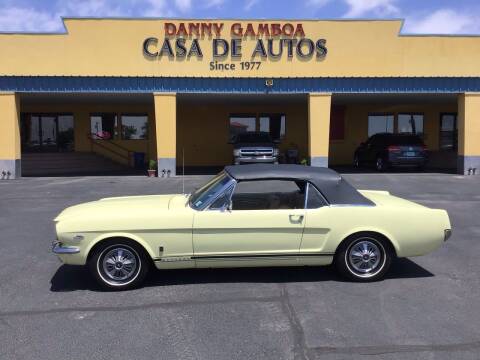 1966 Ford Mustang for sale at CASA DE AUTOS, INC in Las Cruces NM