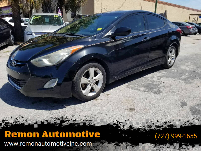 2013 Hyundai Elantra for sale at Remon Automotive in Saint Petersburg FL