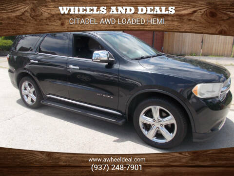 2013 Dodge Durango for sale at Wheels and Deals in New Lebanon OH