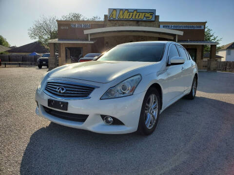2011 Infiniti G37 Sedan for sale at A MOTORS SALES AND FINANCE in San Antonio TX