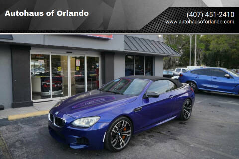 2012 BMW M6 for sale at Autohaus of Orlando in Orlando FL
