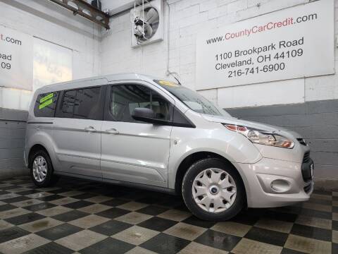 2016 Ford Transit Connect Wagon for sale at County Car Credit in Cleveland OH