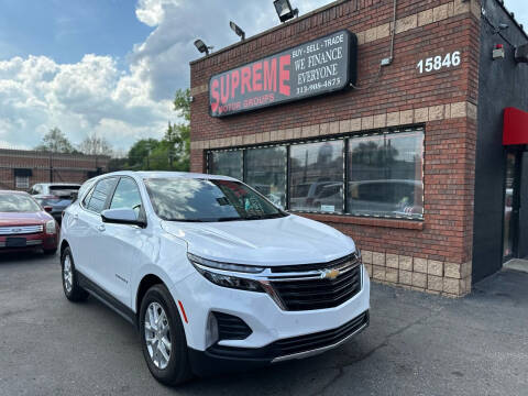 2022 Chevrolet Equinox for sale at Supreme Motor Groups in Detroit MI