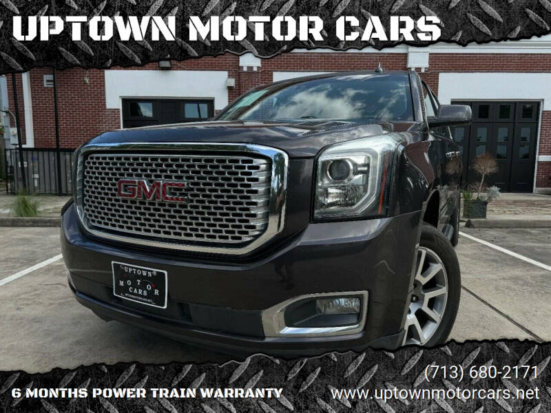 2017 GMC Yukon XL for sale at UPTOWN MOTOR CARS in Houston TX