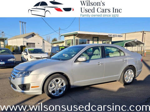 2010 Ford Fusion for sale at Wilson's Used Cars Inc in Eugene OR