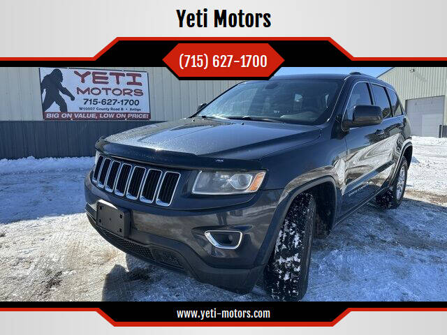 2014 Jeep Grand Cherokee for sale at Yeti Motors in Deerbrook WI