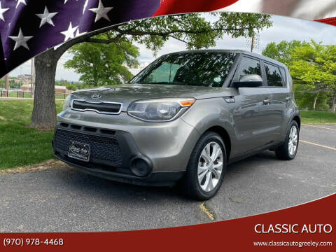 2014 Kia Soul for sale at Classic Auto in Greeley CO