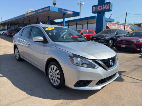 2019 Nissan Sentra for sale at Auto Selection of Houston in Houston TX