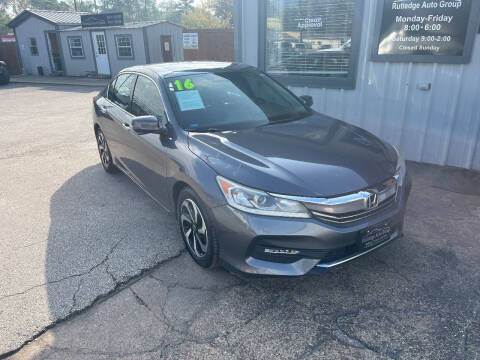 2016 Honda Accord for sale at Rutledge Auto Group in Palestine TX