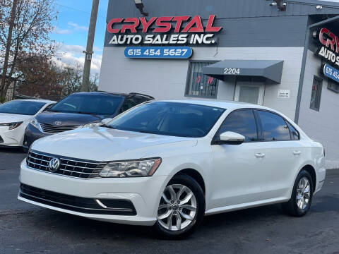 2018 Volkswagen Passat for sale at Crystal Auto Sales Inc in Nashville TN