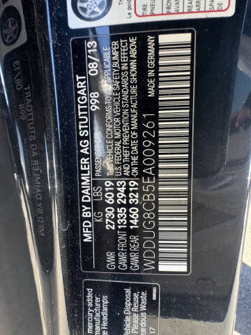 2014 Mercedes-Benz S-Class S 550