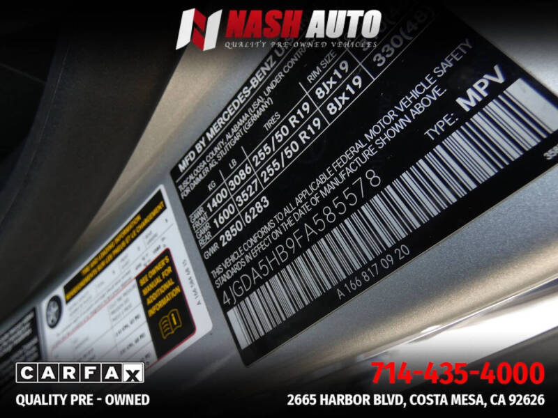 2015 Mercedes-Benz M-Class ML 350 4MATIC