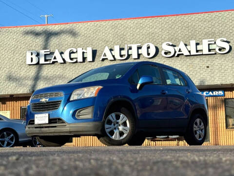 2016 Chevrolet Trax for sale at Beach Auto Sales in Virginia Beach VA