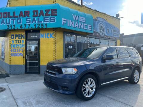 2019 Dodge Durango for sale at Dollar Daze Auto Sales Inc in Detroit MI