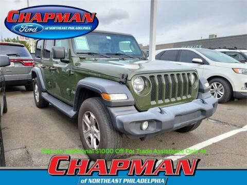 2020 Jeep Wrangler Unlimited for sale at CHAPMAN FORD NORTHEAST PHILADELPHIA in Philadelphia PA