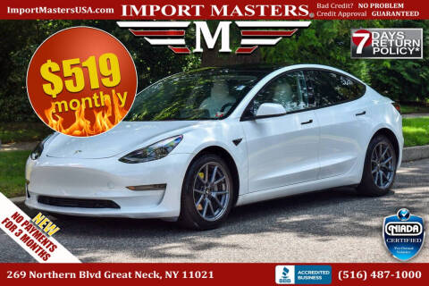 2022 Tesla Model 3 for sale at Import Masters in Great Neck NY