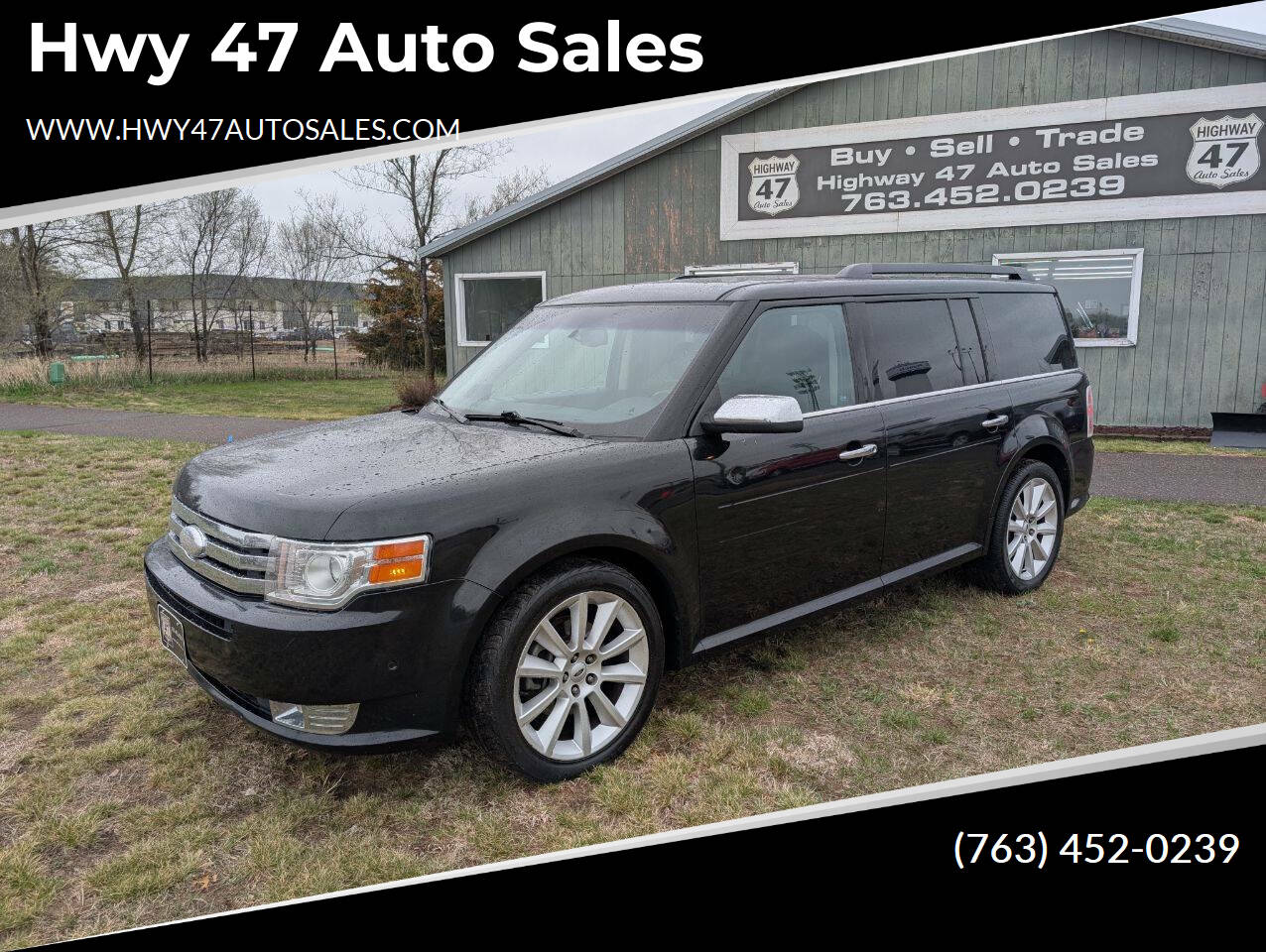 Black 2012 Ford Flex Limited AWD Limited 4dr Crossover w/EcoBoost 1