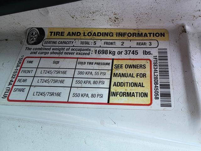 2008 Ford E-Series E-350 SD