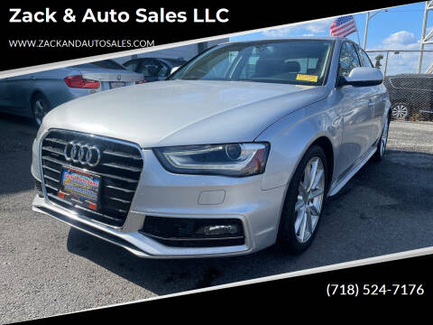 2014 Audi A4 for sale at Zack & Auto Sales LLC in Staten Island NY