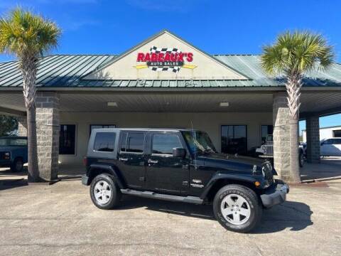 2010 Jeep Wrangler Unlimited for sale at Rabeaux's Auto Sales in Lafayette LA