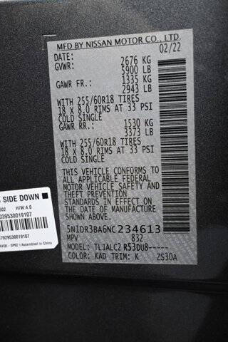 2022 Nissan Pathfinder SV