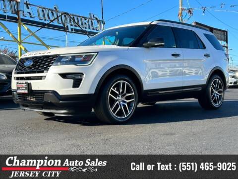 2018 Ford Explorer for sale at CHAMPION AUTO SALES OF JERSEY CITY in Jersey City NJ