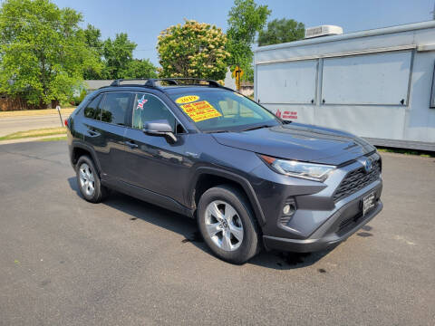 2019 Toyota RAV4 Hybrid for sale at CENTER AVENUE AUTO SALES in Brodhead WI