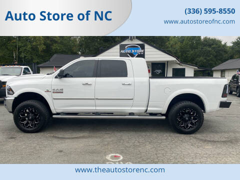 2014 RAM 2500 for sale at Auto Store of NC in Walkertown NC