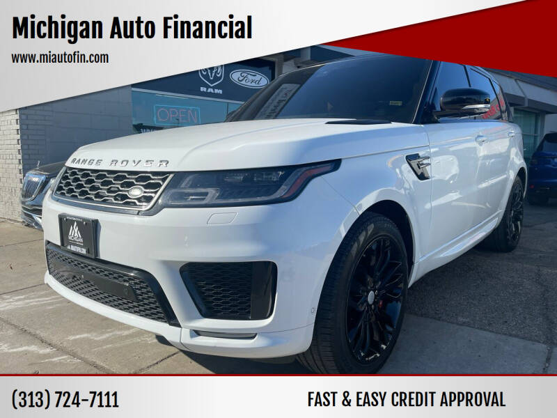 2018 Land Rover Range Rover Sport for sale at Michigan Auto Financial in Dearborn MI