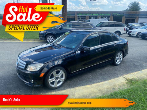 2010 Mercedes-Benz C-Class for sale at Beck's Auto in Chesterfield VA