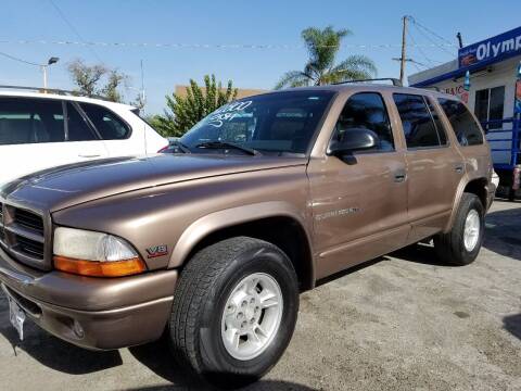 2000 Dodge Durango for sale at Olympic Motors in Los Angeles CA
