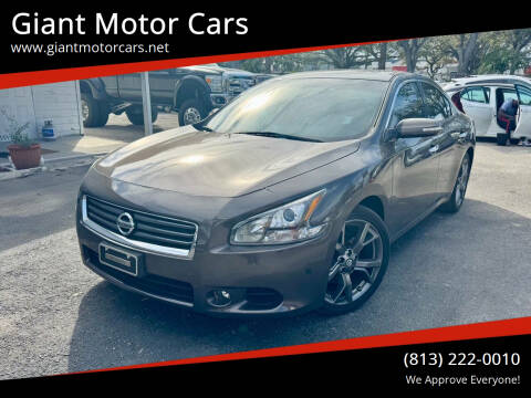 2014 Nissan Maxima for sale at Giant Motor Cars in Tampa FL