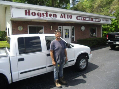 2003 Chevrolet S-10 for sale at HOGSTEN AUTO WHOLESALE in Ocala FL