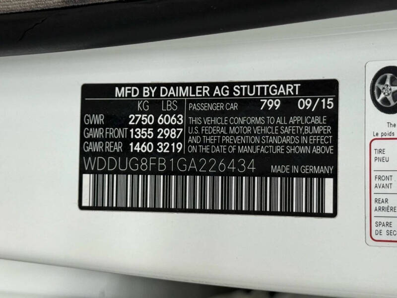 2016 Mercedes-Benz S-Class S 550 4MATIC